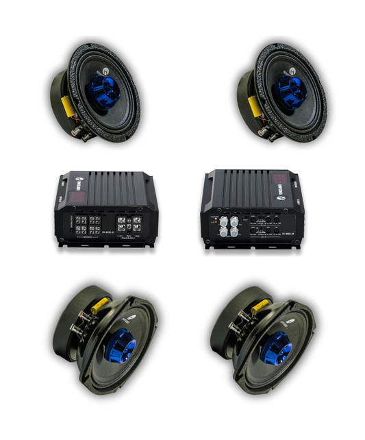 Nemesis Audio Pro Voice Package – 4 Door Speaker Upgrade with Amplifier (6.5" and 6x9") image 1