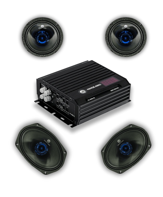 Nemesis Audio Pro Voice Package – 4 Door Speaker Upgrade with Amplifier (6.5" and 6x9") image 0